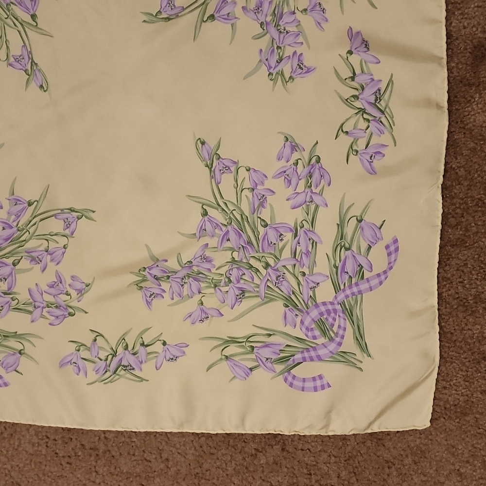 Burberry Silk Floral Square Scarf - Picture 6 of 13
